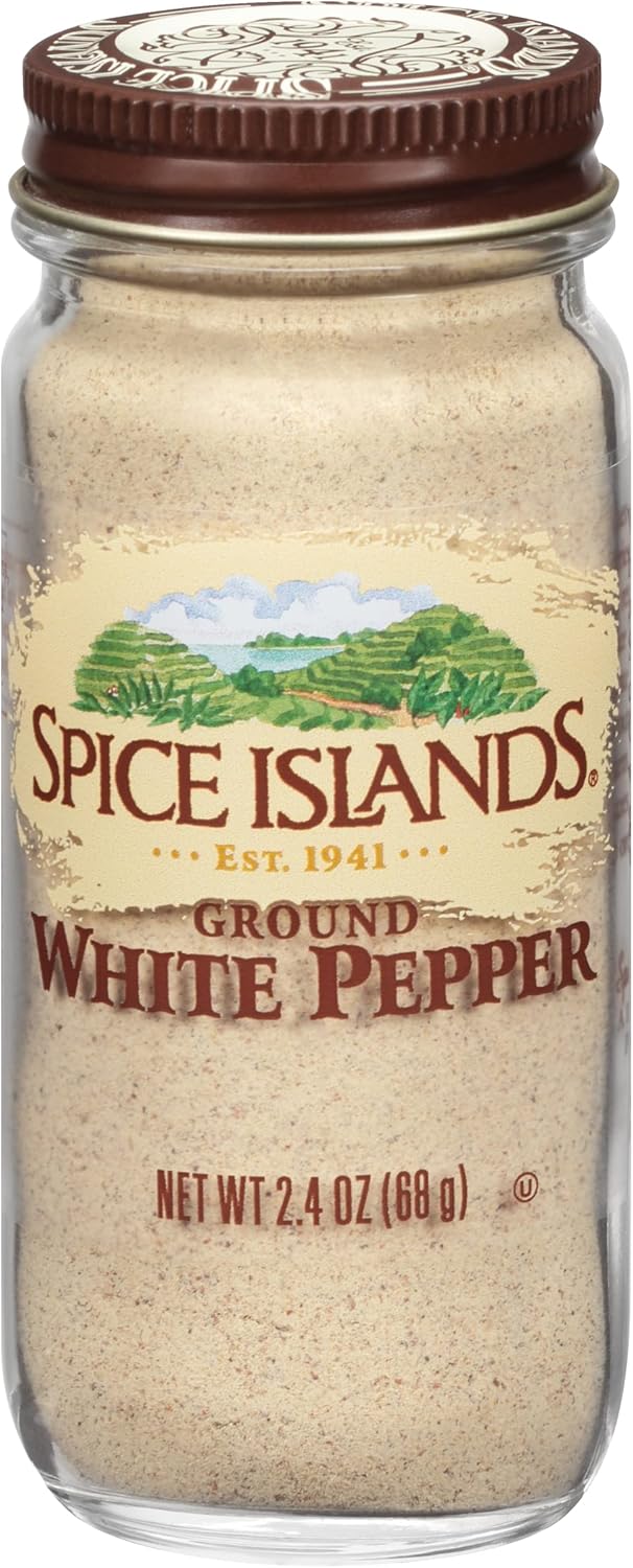 Spice Islands Ground White Pepper, 2.4 Ounce
