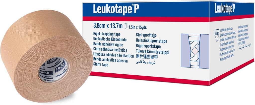 BSN Medical Leukotape P Sports Tape, 1 1/2 Inch x 15 Yard(Pack of 5)