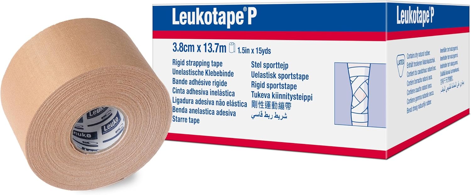 BSN Medical Leukotape P Sports Tape, 1 1/2 Inch x 15 Yard(Pack of 5)