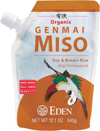 Genmai Miso, Organic Soy Bean/Brown Rice 12.1 oz Pkg