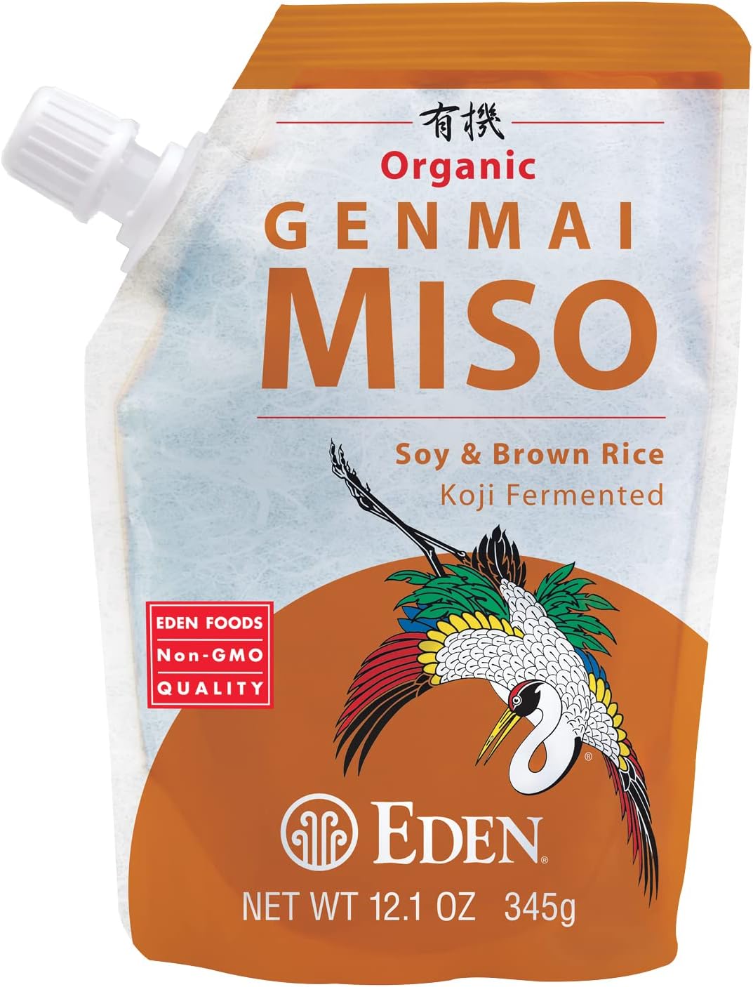 Genmai Miso, Organic Soy Bean/Brown Rice 12.1 oz Pkg