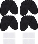 4 Pairs 4d Sponge Front Palm Pads for High Heels, Soft Breathable Forefoot Insoles with Sweat Absorption, Anti-Slip Half Size Cushions for Relief and Foot Comfort
