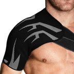 Anaconda Fightwear Shoulder Brace (Large) -Rotator Cuff Compression Support with Gel Pad for Shock Absorption & Joint Health -Adjustable Fit for Left/Right Shoulder - Ideal for Athletes, Men and Women