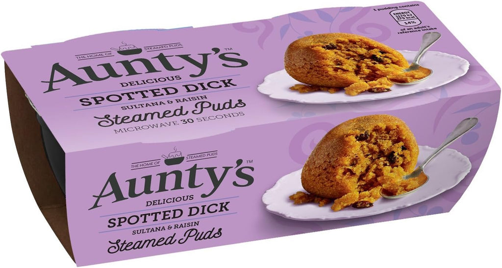 Aunty's Spotted Dick 2 x 95g - Pack of 2