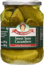 Mrs Elswood Sweet and Sour Cucumbers Pickle, 670 g
