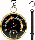 Sauna Thermometer and Hygrometer Combo, Upgraded Lanyard-Mounted Temperature and Humidity Gauge, Ideal for Portable Box/Home Infrared Use, Essential Sauna Accessory & Gift for Enthusiasts
