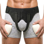 BLITZU Hernia Belt for Bilateral, Double or Single Inguinal, Groin Hernia Support Truss for Men, Women, Pain Relief, Surgery Recovery, Adjustable with 2 Removable Medical Compression Pads. XXL