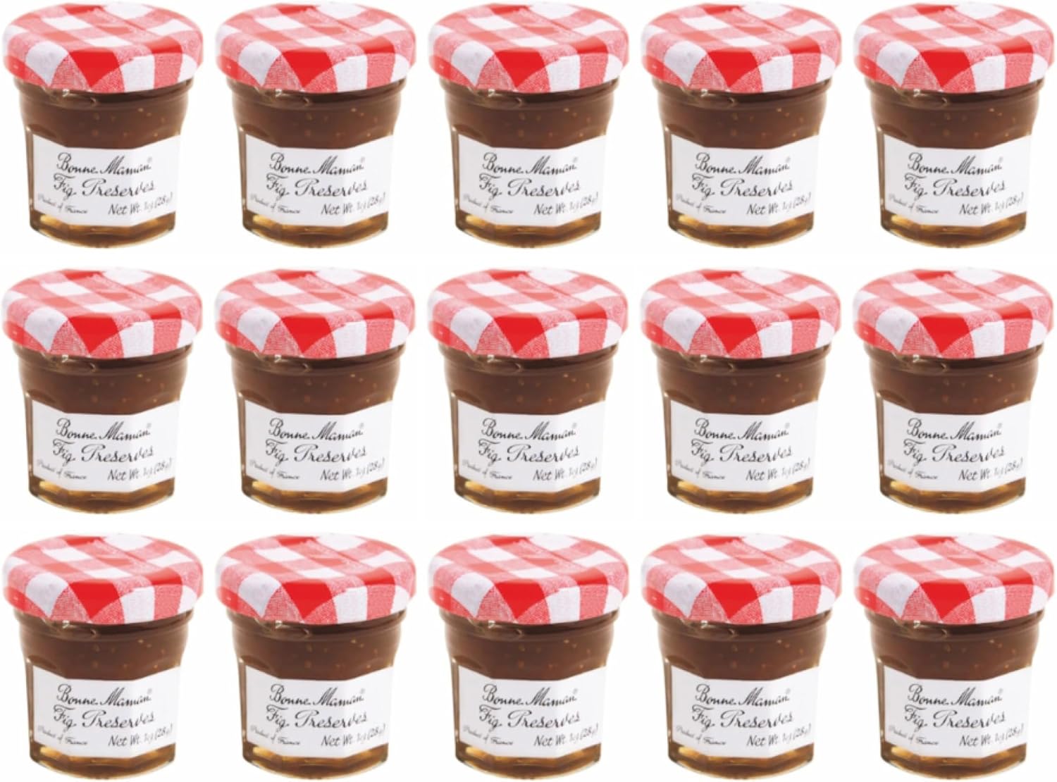 Bonne Maman Fig Spread, 1 Ounce Jars (Pack of 15)