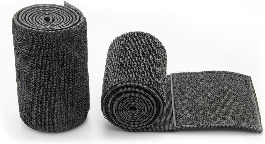 Elastic Belly Band & Body Wrap Set (2 Pack) - 4.93 Inch Wide, High-Density Stretch for Body Slimming, Fitness, Support | Fits Elitzia ETMW919W & More