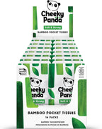 The Cheeky Panda Bamboo Facial Tissue | 14 x Plastic Free Travel Tissue Packs | 140 Super Soft Pocket Tissues