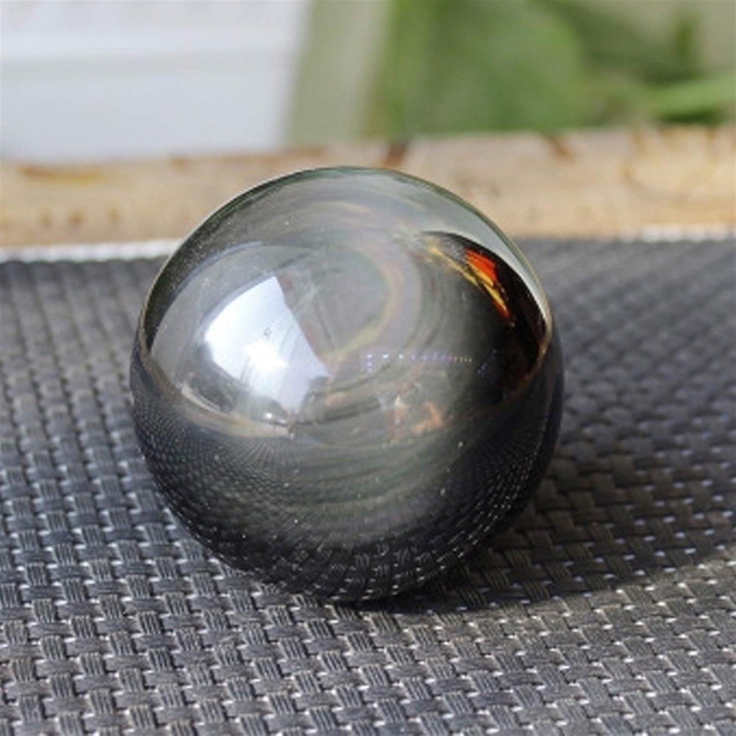 Rainbow Obsidian Sphere Obsidian Quartz Ball Rare Natural Rainbow Sheen Eyes Obsidian Polished Crystal Sphere Ball Decoration