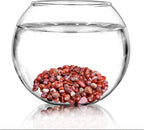 2 Pack Natural Red Agate Tumbled Stones Polished Decorative Crystal Rock Gravel for Home Garden Display Aquarium Plant Filler