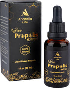 Natural Bee Propolis Extract, 30 mL, Advanced Liquid Tincture Immune System Booster and Seasonal Defense, Pure High Potency Herbal Supplement, Non-GMO and Alcohol Free (1 Pack)