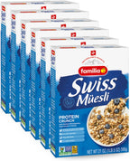Familia Swiss Muesli Protein Crunch, Energy-Packed Cereal with Superseeds & Honey, 21oz (Pack of 6)