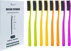 EasyHonor Huge Head Toothbrush, with Medium Soft Britles for Adult. (Charcoal Bristles,8 Packs)