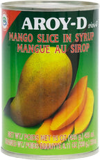 Aroy D Sliced Mango In Syrup, 15 Ounces