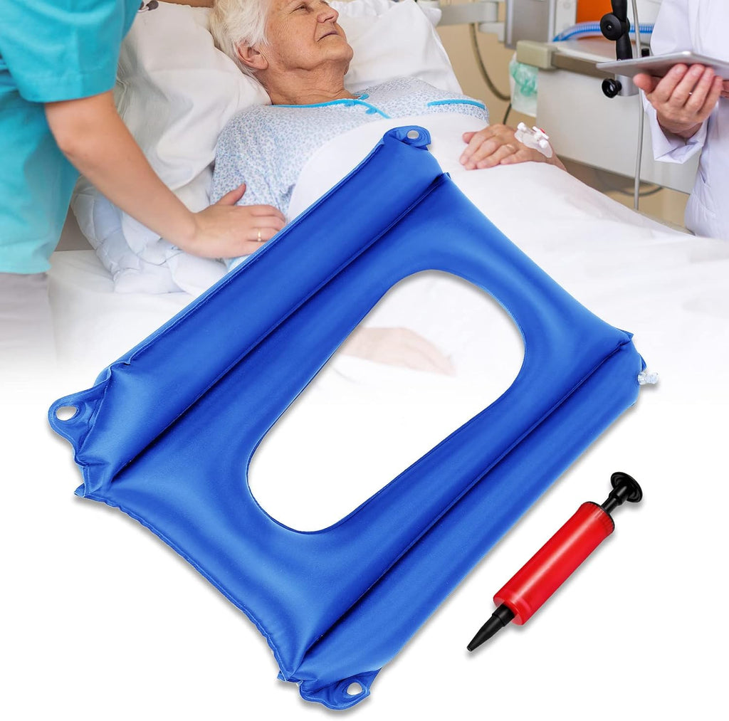 Namalu Bed Sore Cushions for Butt Inflatable Bed Sore Pads Nursing Pad to Prevent Treatment for Sores on Buttocks for Elderly Bedridden Disabled, Breathable and Comfort for Pain Relife(Blue)