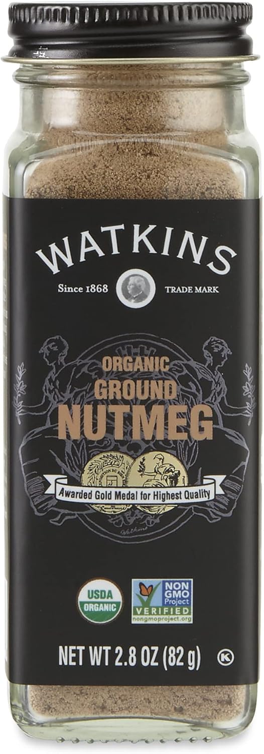 Watkins Gourmet Organic Spice Jar, Ground Nutmeg, 2 8 Ounce