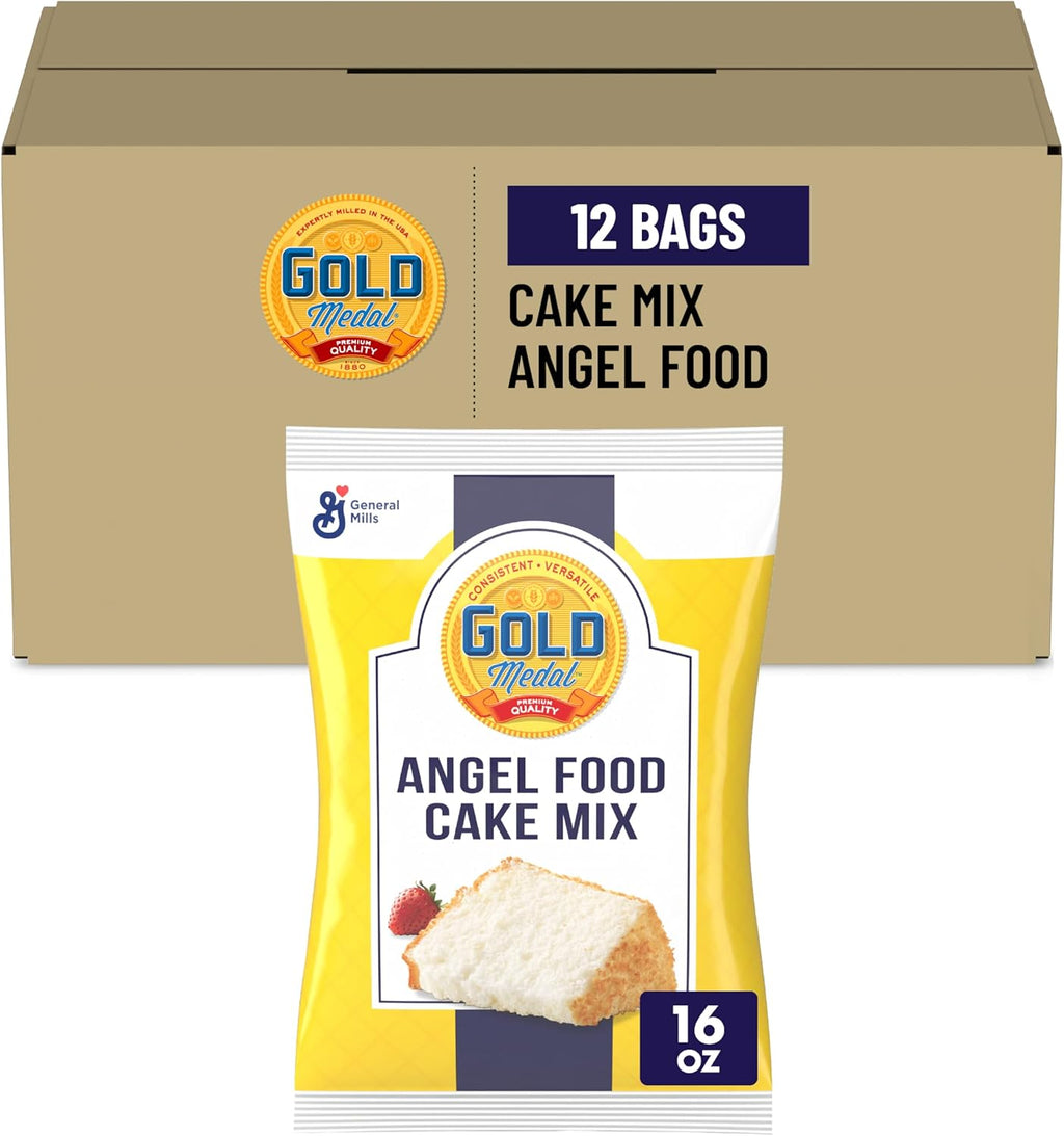 Gold Medal Angel Food Cake Mix, 1 Lb Bag (Pack of 12)