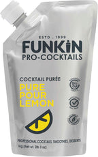 Funkin Fruit Puree | Real Fruit, Simple Ingredient, Natural Mixer for Cocktails, Drinks, Smoothies | Vegan, Non-GMO, Gluten-Free (2.2 lbs) (Lemon)