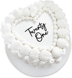 21 Birthday Cake Topper – Acrylic "Twenty One" Decoration for Happy 21st Birthday Party, Cake Decorations for Him & Her (twenty one B)