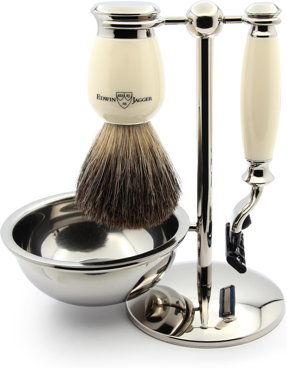 Edwin Jagger Shaving Gift Set, Ivory