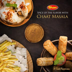 Shan - Chaat Masala Seasoning Mix (100g) - Spice Packets for Tangy and Spicy Garnish (Pack of 3)