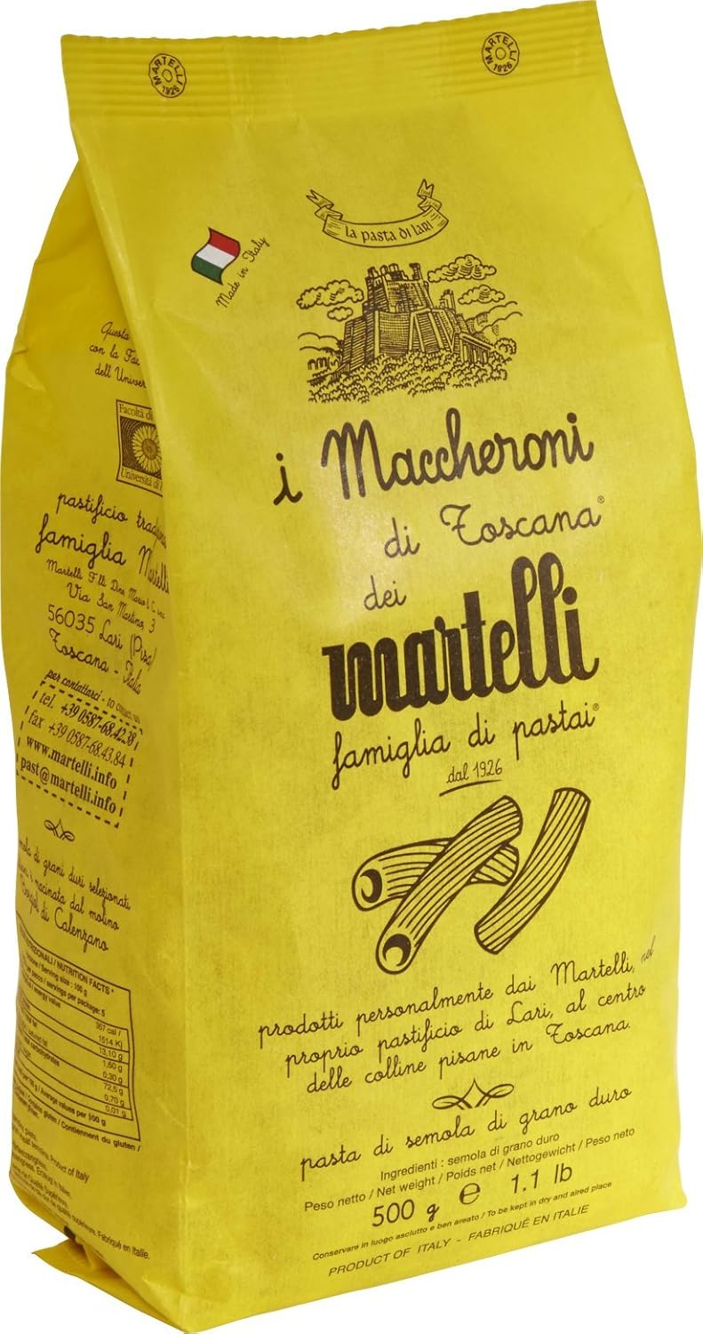 Maccheroni di Toscana Pasta Martelli – Tuscany - 1.1 lb