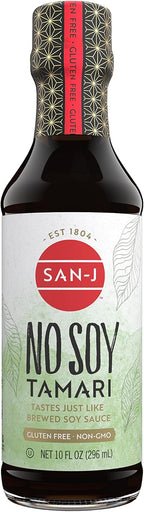 San-J - No Soy Tamari - Specially Brewed Soy Sauce Alternative - 10 oz. Bottle