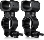 2 Pcs Cane Holder for Walker, Black Cane Holder, Universal Aaccessories for Walkers for Wheelchairs, Bicycles and Electric Vehicles, 360° Rotating Design