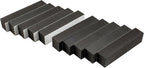 Musiclily Pro 80x18x15mm Bass Pickup Height Foam Self-Adhesive EVA Foam Anti-Vibration Foam for Jazz Bass Pickup, Black (Set of 10)