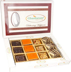 Ghasitaram Gifts Valentines Gift for Girlfriend/Boyfriend/Husband and Wife - Valentine Sweets Sweetheart Special Delights Box 12 pcs