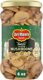 Del Monte Mushrooms Slices, 6 oz Jar