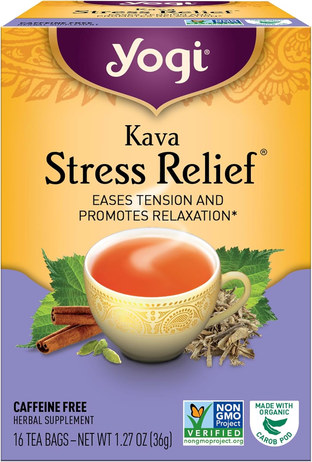 Yogi Tea, Kava Stress Relief, 16 Count