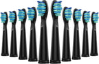 10 Pack Toothbrush Replacement Heads Compatible with Fairywill FW-507/508/515/551/917/959/2011, FW-D1/FW-D3/FW-D7/FW-D8, Most SG Series, HP126A, TB-5 Medium Soft Bristles Brush