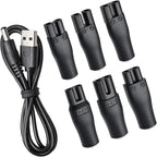 Shaver Trimmer Charger Cord Replacement,Compatible with Electric Hair Clippers, Beard Trimmers Charger, Shavers, Beauty Instruments. – 7-in-1 USB to DC 5V Charging Cable 6 Charging Tips