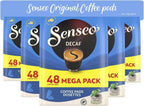 Senseo Decaf Medium Roast Coffee Pods – 240 Count (5 Packs) – Smooth & Balanced Flavor with Rich Crema – Single-Serve Compostable Coffee Pads Compatible with Senseo & PeleCom Machines