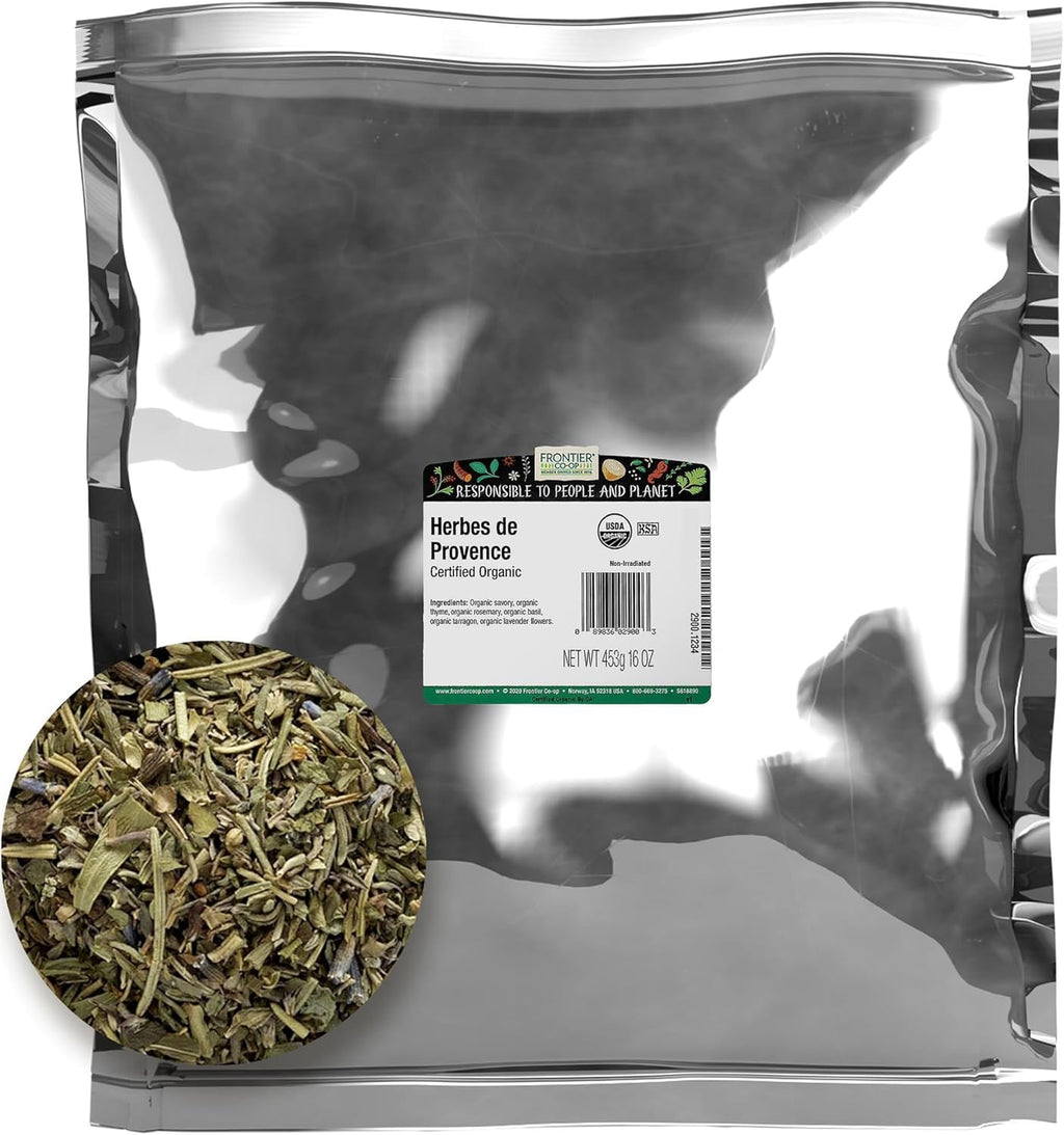 Frontier Herbes De Provence Certified Organic, 16 Ounce Bag