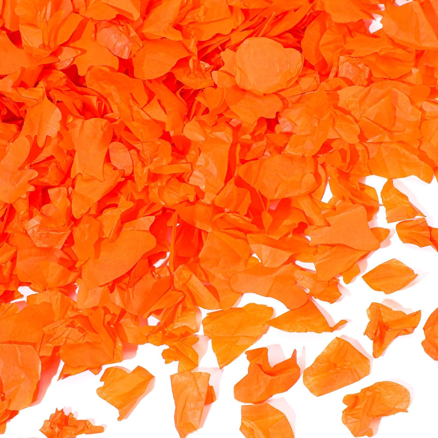 Gersoniel 14, 000pcs Marigold Paper Flower Petals Mexican Marigold Decor for Day of The Dead Diwali Home DIY Craft Wedding Mexican Party Decoration Halloween Dia De Los Muertos Decor(Orange)