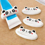 4 Pack Cartoon Toothpaste Tube Squeezer - Animal Manual Tube Squeezer-4WHITE
