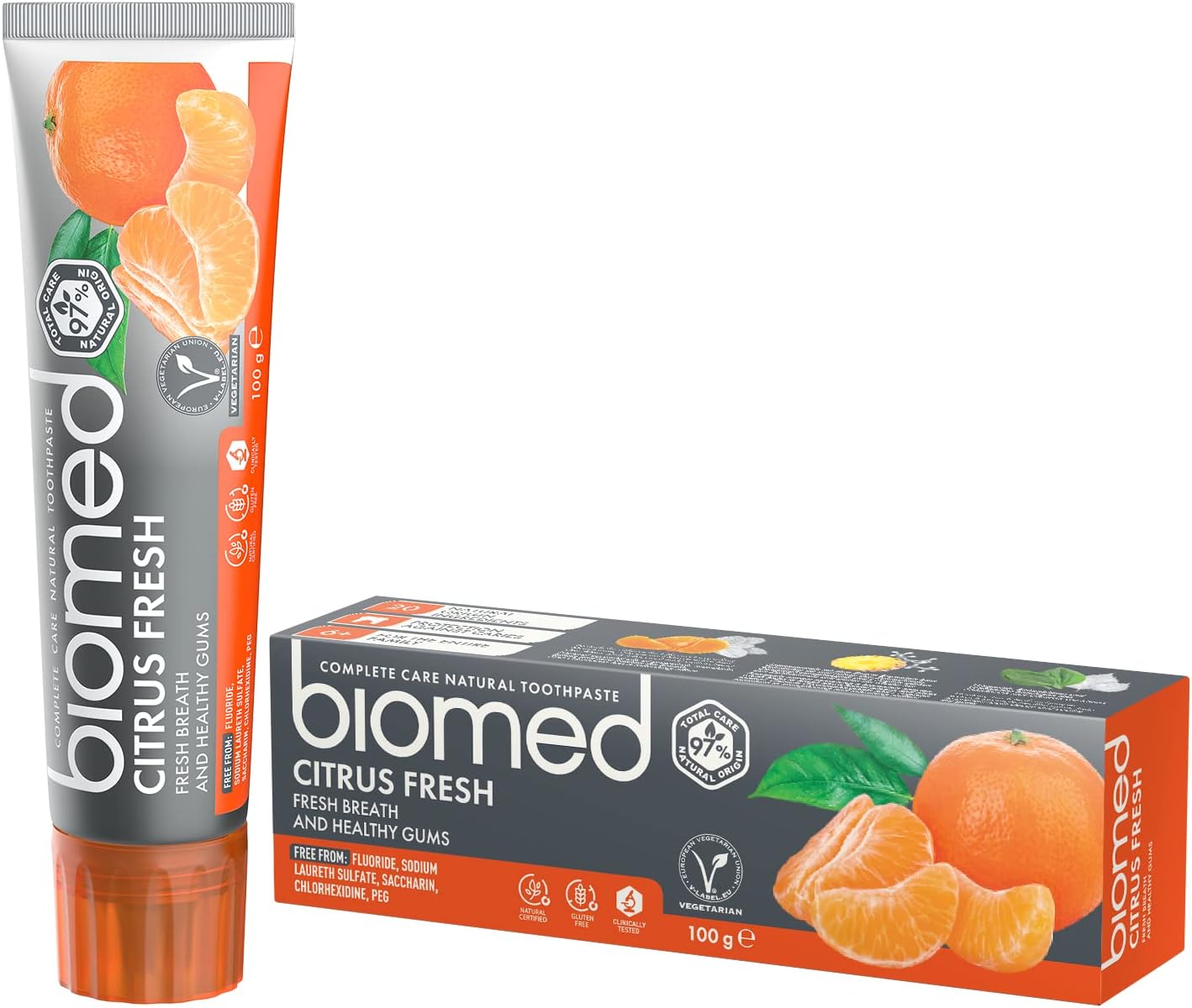 Biomed Citrusfresh Natural Toothpaste Fresh Breath Healthy Gum 3.53 oz