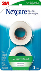 Nexcare 3m Flex Clear First Aid Tape 1 X 10yd, Pack of 2