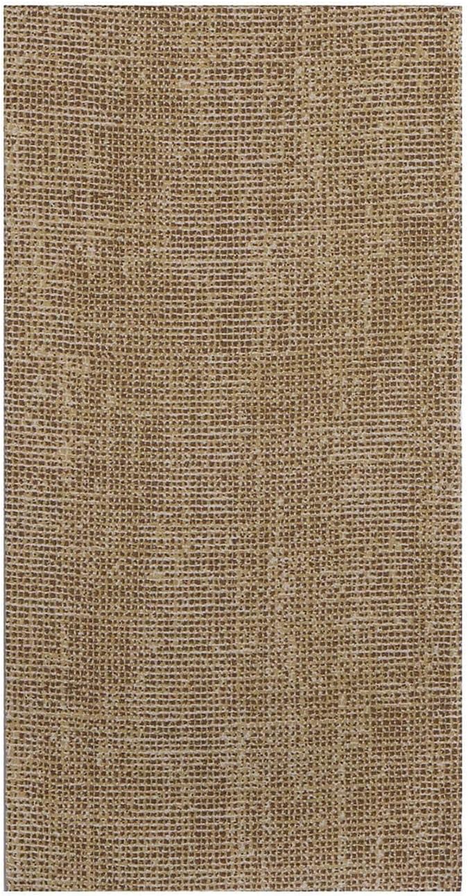 Hoffmaster FP1107 FashnPoint Natural Burlap Print Dinner Napkin; 15.5-Inch X 15.5-Inch, 800 per Case