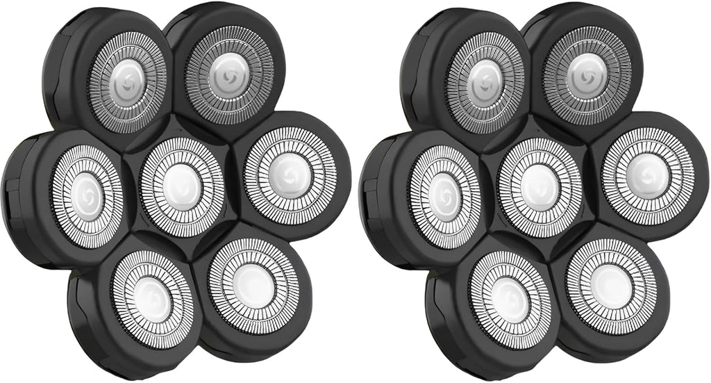 Head Shaver Replacement Heads Compatible with Wyklaus Head Shaver 7D Replacement Head,Compatible with Wyklaus Head Shaver 7D OP-002.(2Pack)