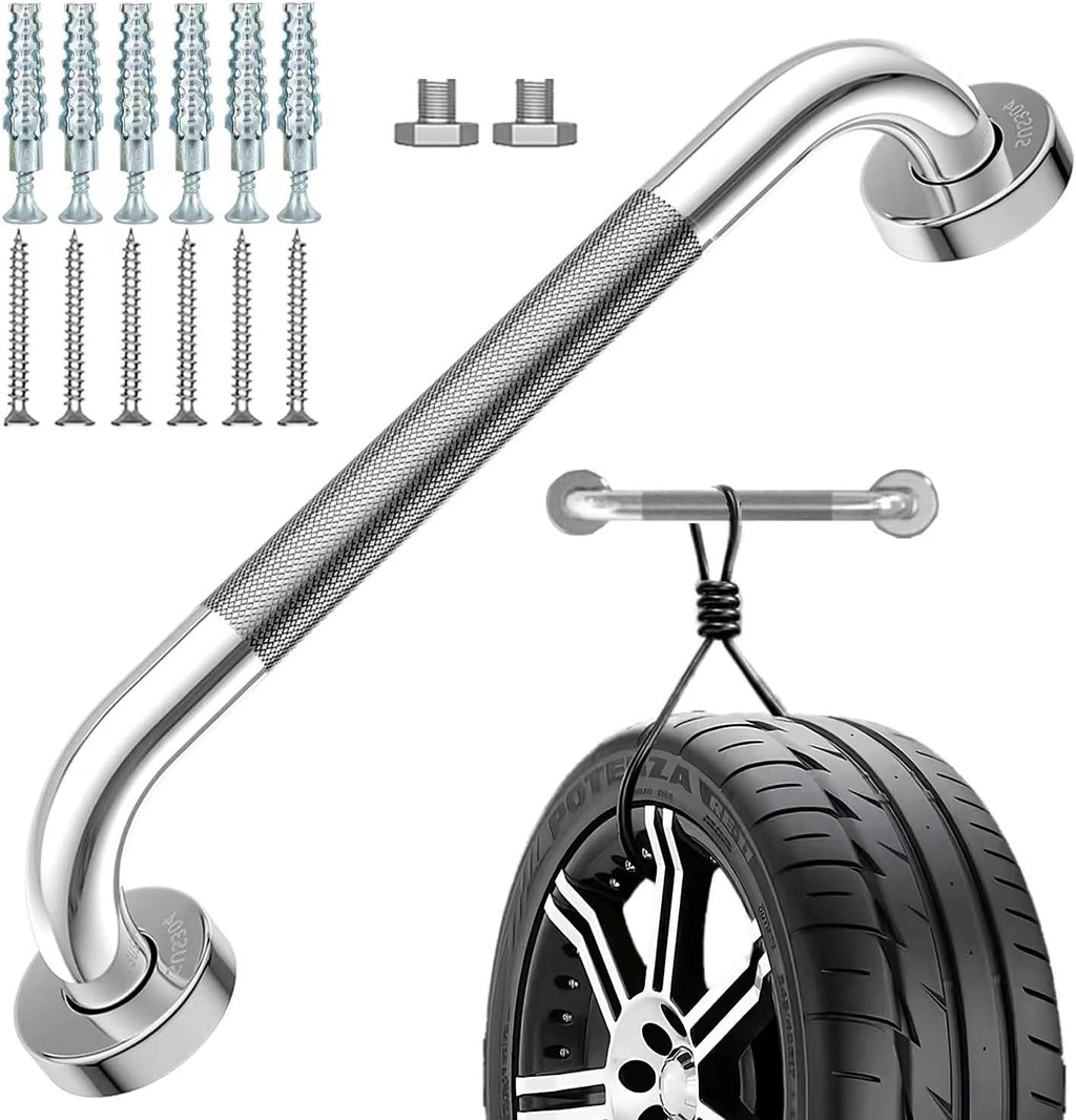 Upgraded Grab Bar for Shower, 16 inch Elderly Assistance Safety Balance Products Apply to Bathroom, Toilet, Shower Handle for Bathtubs and Showers