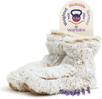 warmies Microwaveable House Slipper Boots for Women - Womens Shoe Sizes 6-10 - Comfy, Soft & Fuzzy Indoor Bootie Slipper with Backs & Memory Foam Soles - Cozy Warm Slip On Boots