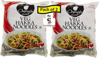 Pack of 2 - Ching's Secret Veg Hakka Noodles (Ching's Chinese Desi Chinese) 21.2 Oz (600 gm)