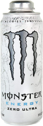Monster Energy 24 ounce cans with Resealable Lids (Zero Ultra, 12 Cans)