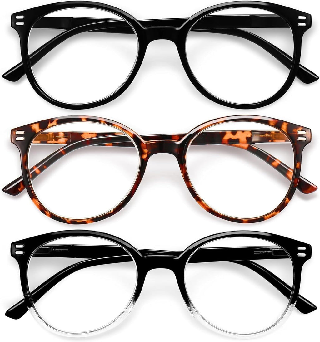 GIBLOGO Reading Glasses for Women/Men Eye Glasses Blue Light Reading Glasses Cheaters Eyeglasses
