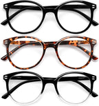 GIBLOGO Reading Glasses for Women/Men Eye Glasses Blue Light Reading Glasses Cheaters Eyeglasses